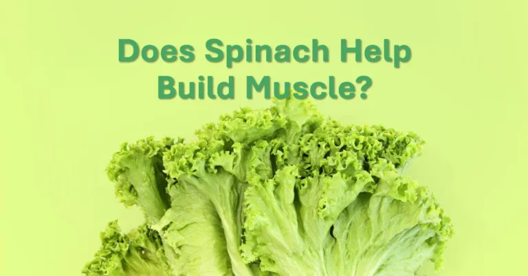 Does spinach help build muscle?