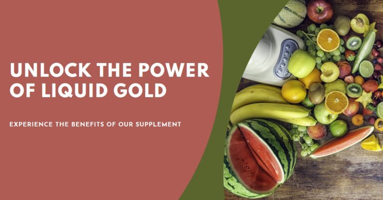Liquid gold supplement